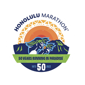 Honolulu Marathon 50 Years of Running Logo