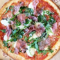 Appetito's Prosciutto and Arugula pizza now available at Taormina in Waikiki