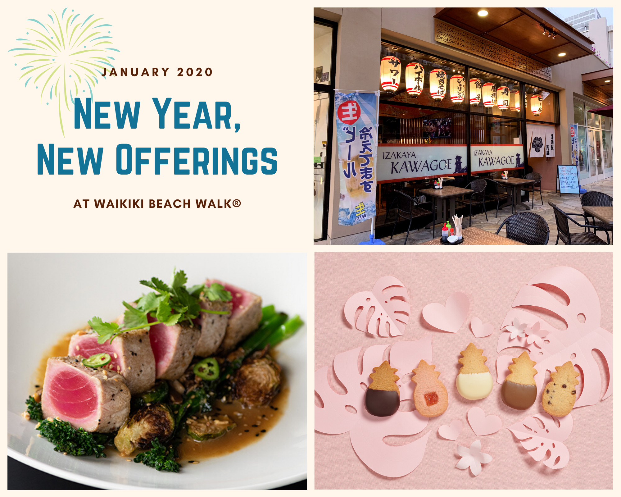 January 2020: New Year, New Offerings at Waikiki Beach Walk®