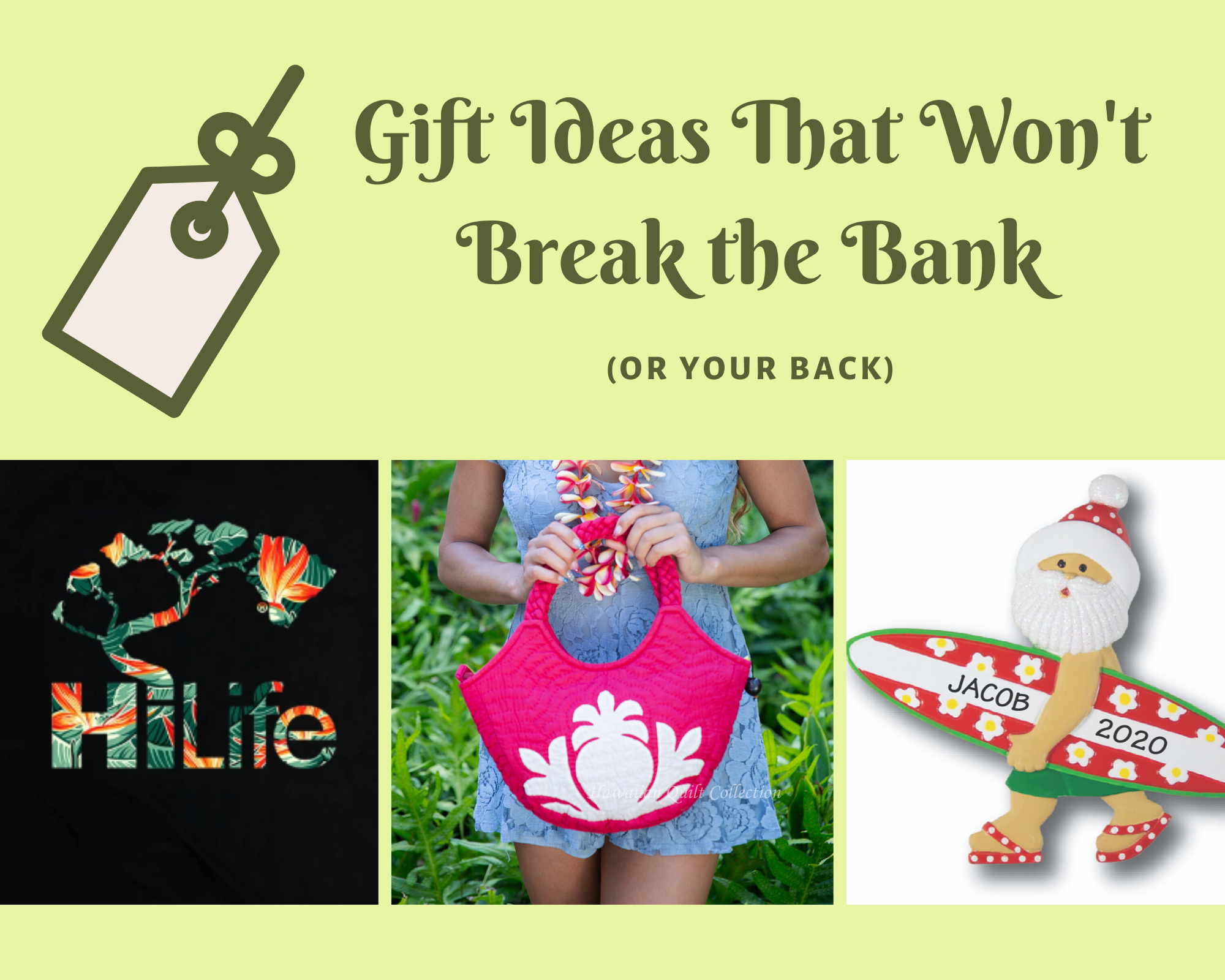 Gift Ideas That Won't Break the Bank (or Your Back)